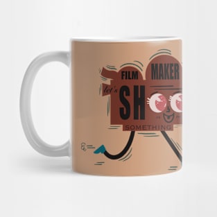 Running Camera illustration Mug